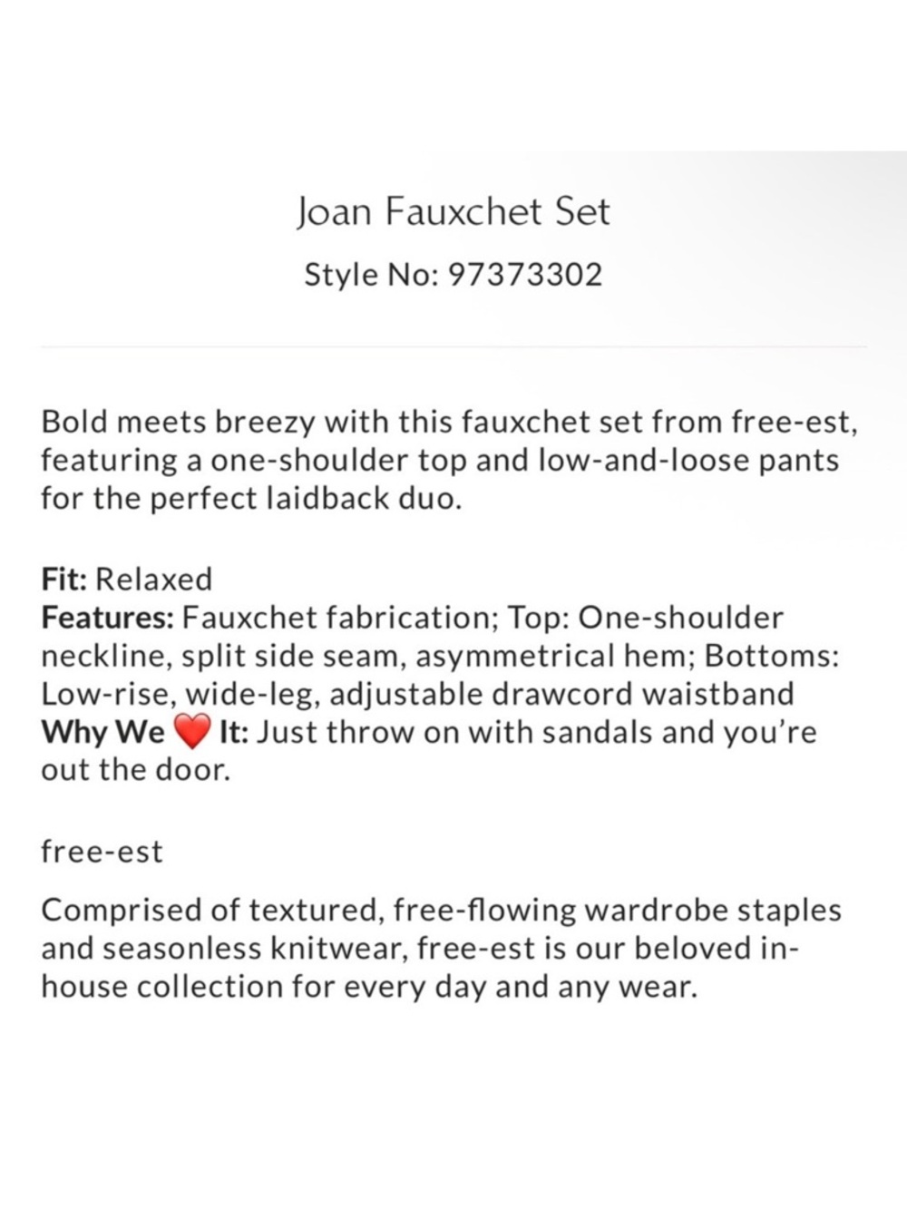 Free People Free-est Joan Fauxchet Navy & White Striped Wide-Leg Pant Set - Picture 5 of 14